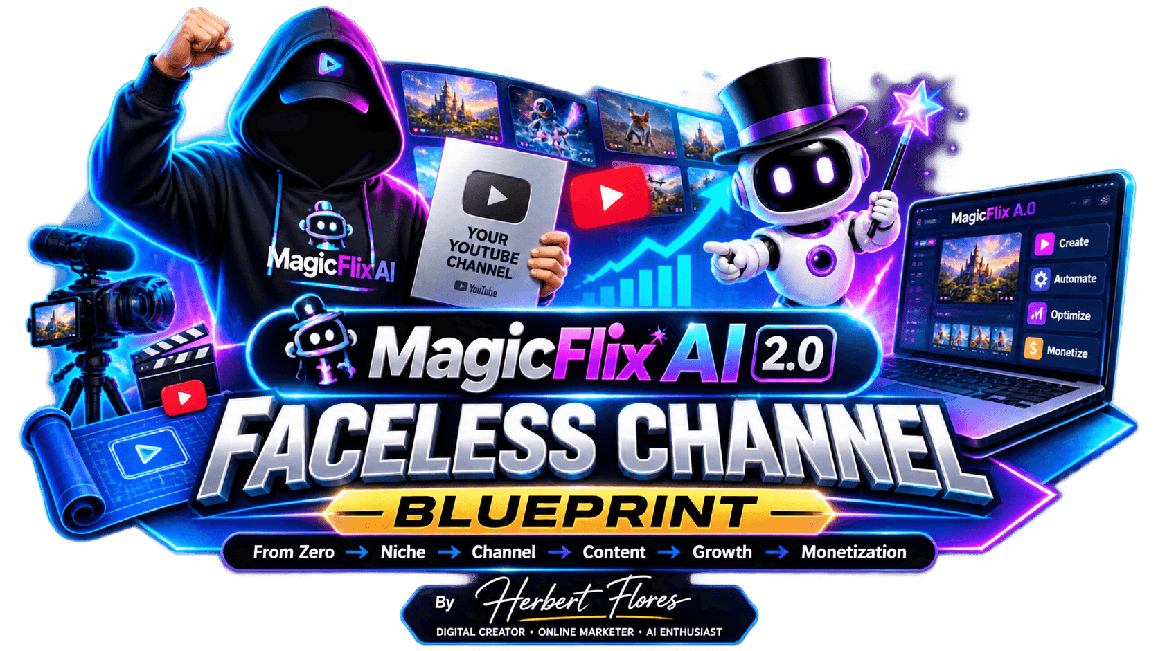 MagicFlix Faceless Channel Blueprint bonus training